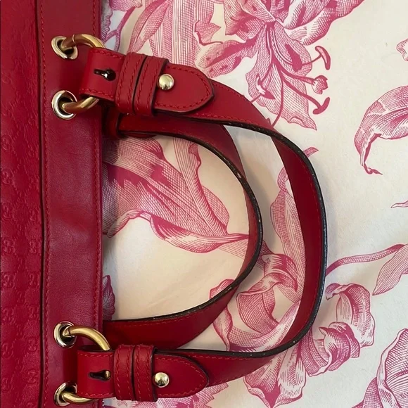 Gucci Valentine Edition Leather Guccisima Satchel - Picture 16 of 16